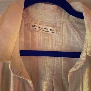 Free People Cotton Button Down